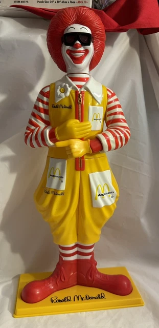 Statuette Ronald McDonald's – Figurine Jouet Anniversaire 2001, Sans Boîte