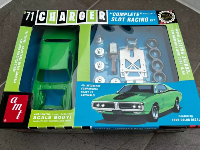 AMT Slot Racing Kit Dodge Charger 1971 1:25  OVP Slotcar Bausatz Modellbau