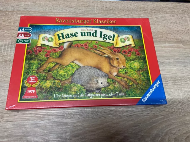 Ravensburger Klassiker Hase und Igel 26028, Neu eingeschweißt Spiel des Jahres
