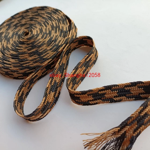 5M New Black Brown Silk Sageo Special for Japanese Tachi Katana Wakizashi Tanto