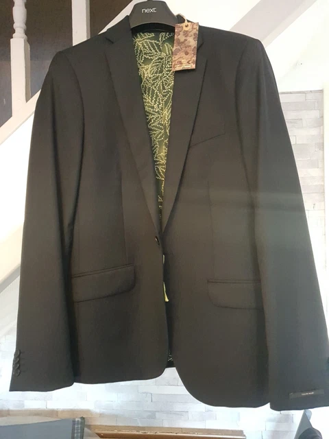 Scotch & Soda Mens Cotton Blazer Jacket Black  Size 50 Regular  L Large