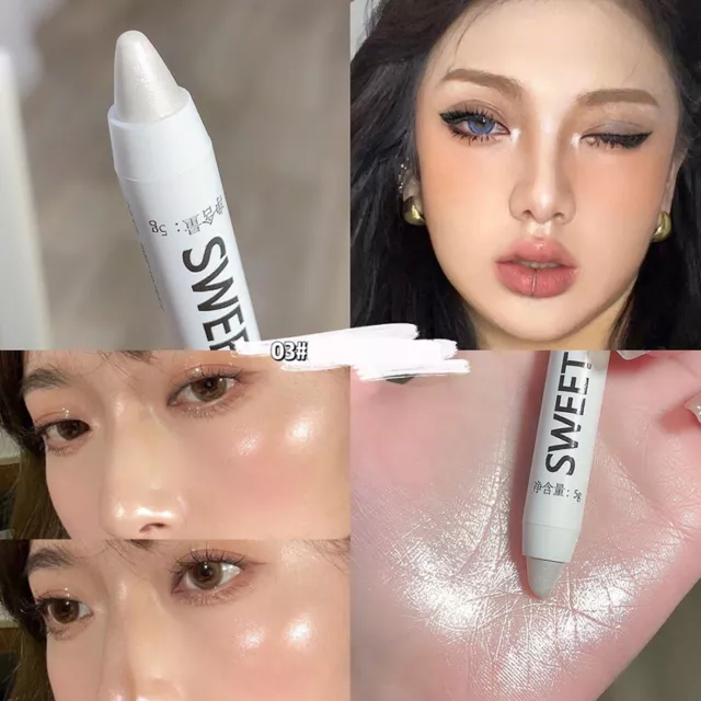 Lápiz de sombra de ojos Highlight resistente al agua mate brillo perlado EE. UU.