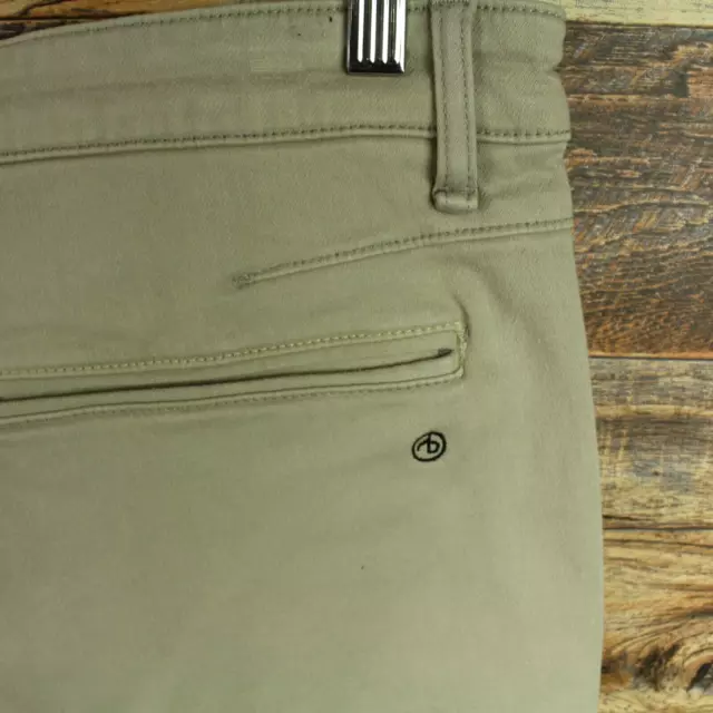 Rag & Bone NY Men's Chino Pants Size 33 Beige flat front zip slim straight