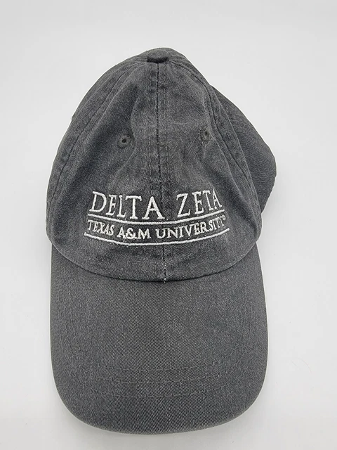 Delta Zeta Sorority Hat Texas A&M University Aggies Adjustable Strap Back