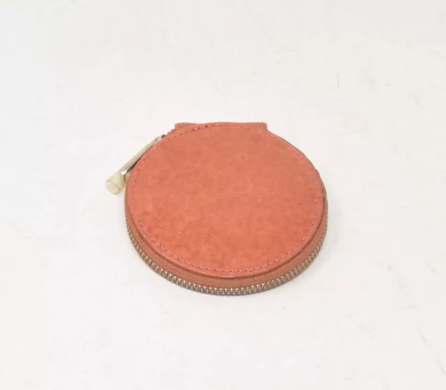 Marc Jacobs Womens Round Coin Purse Pouch Brick