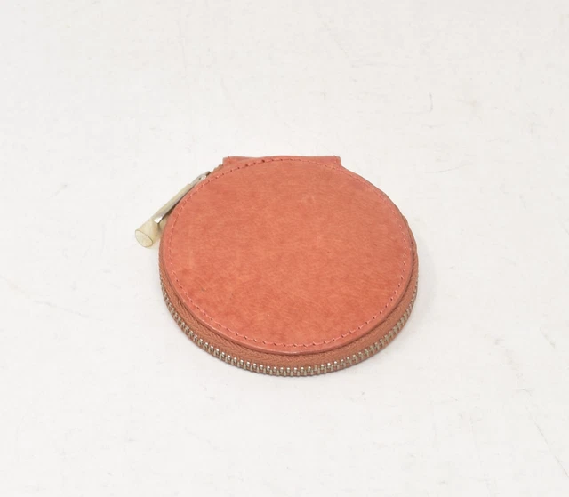 Marc Jacobs Womens Round Coin Purse Pouch Brick