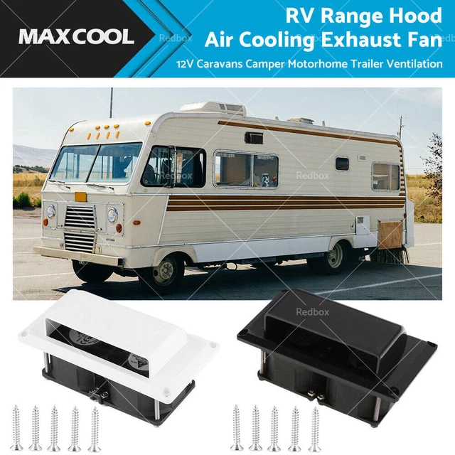 EXHAUST FAN RV Caravan Motorhome Trailer Side Ventilation 12V Air