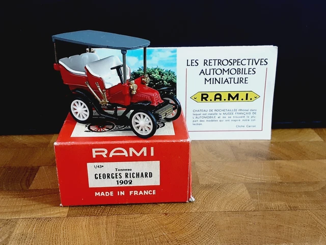 RAMI JMK n° 2a MOTOBLOC Tonneau 1902 jamais joué en boite 1/43