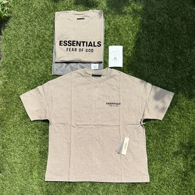 FEAR OF GOD Essentials x SSENSE T-Shirt 'Rain Drum' Brown