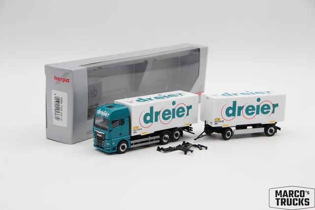 Camion MAN TGX Herpa 1:87 - GaPl-Sz Weinmann - Neuf - Échelle HO