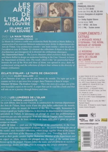 💥💥 LES ARTS DE L'ISLAM au Louvre- (2 x DVD) -NEUF scellé 2