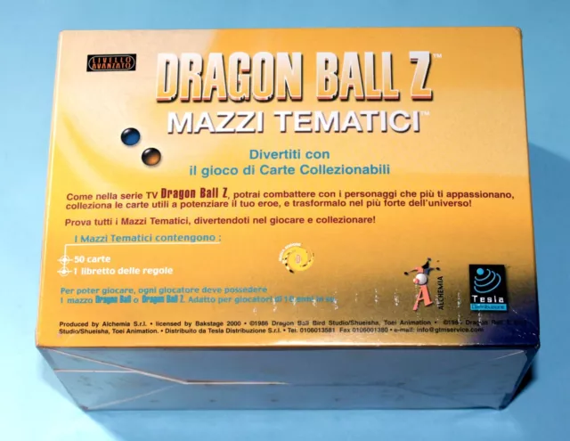 DRAGON BALL Z GCC 1 Box Espositore 8 Mazzi Tematici PIANETA TERRA vs. SAIYAN 2