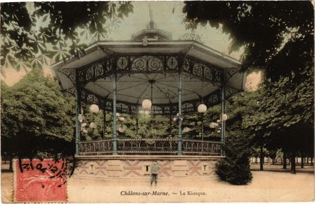 CPA CHALONS-sur-MARNE - Le Kiosque (245210)