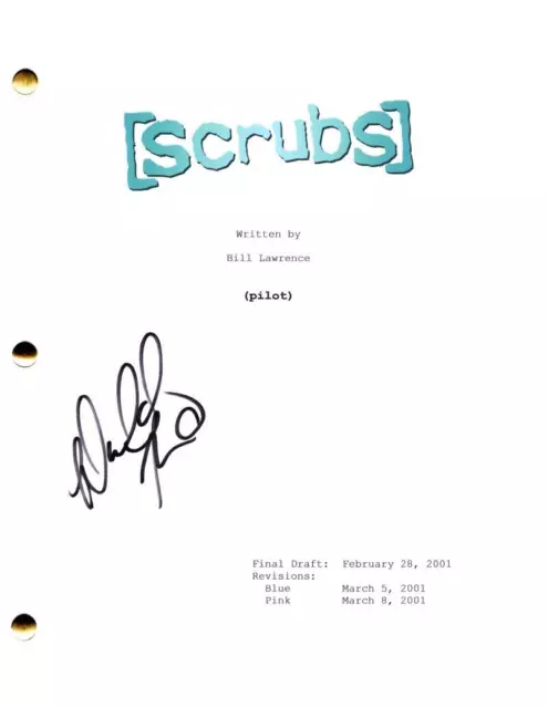 Donald Faison Signed Autograph Scrubs Full Pilot Script Screenplay Dr Chris Turk