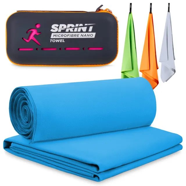 Microfibre Sports Towel for Gym, Travel, Swimming, Hiking, Beach, Camping
