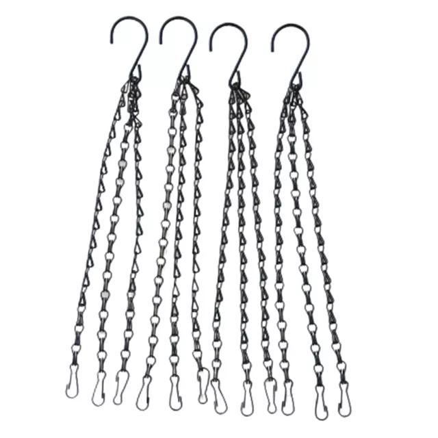 4 Stück Blumenampel Haken Hängeampel Halterung Blumentopf Pflanzen Halter
