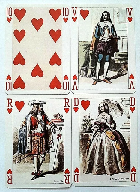 Rois De France Vintage Playing Cards Wide Non Standard 52 And 2J 1980 Post Free