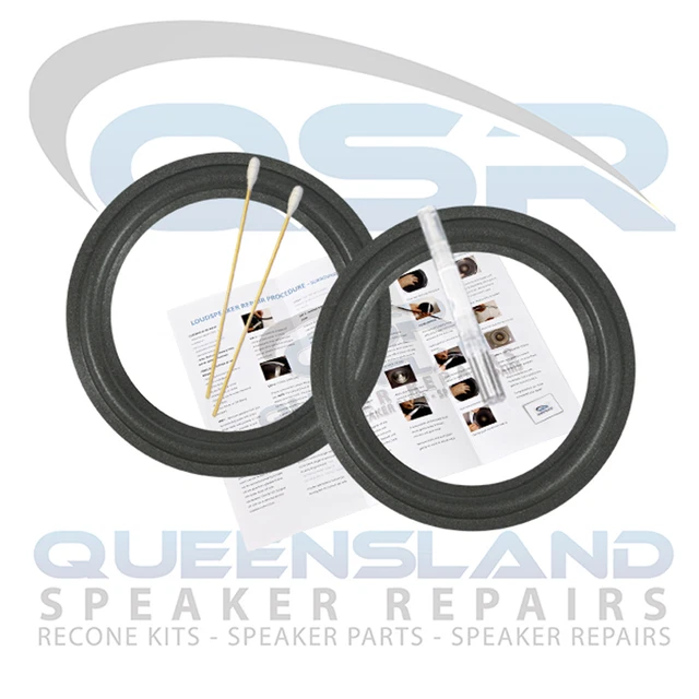 6.5& FOAM SURROUND Repair Kit to suit Jamo Speakers CBR 902 1704 (FS