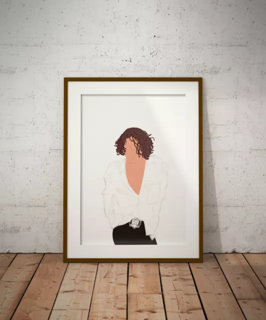 INXS Michael Hutchence print, poster, prints, posters, watercolour, wallart 3