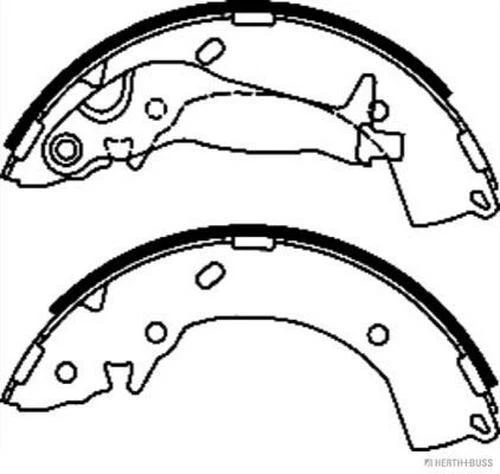 Tambour De Frein Arrière Pour Daihatsu - Référence HERTH+BUSS JAKOPARTS J3406007, Compatible Plusieurs Modèles - Neuf