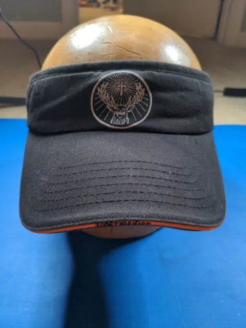 Jagermeister Visor Black Logo Advertising Liquor Deer Stag Hat Cap