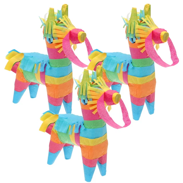 3 piezas Fiesta Paper piñata Juguete Niños Piñata Cinco de Mayo Mex