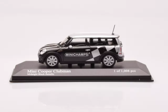 431138672 Mini Cooper Clubman Black Metallic Minichamps 1/43