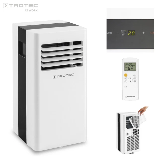 TROTEC Climatiseur local monobloc PAC 2600 X | Rafraîchisseur d'air | 2,6 kW