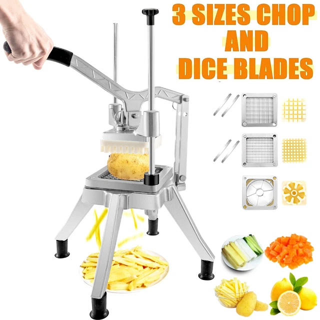 Commercial Vegetable Dicer Fruit Dicer Vegetable Chopper French Fry Cutter US