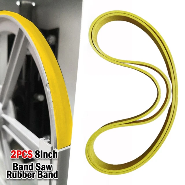 Nastro Saw Rubber per 8 pollici WoodWorking Band Saw 2 pz anello in gomma antiscivolo