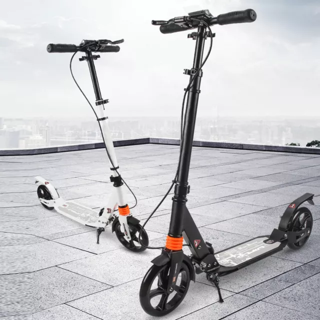 Kinderroller Erwachsene Scooter Cityroller Tretroller Kickroller mit Handbremse