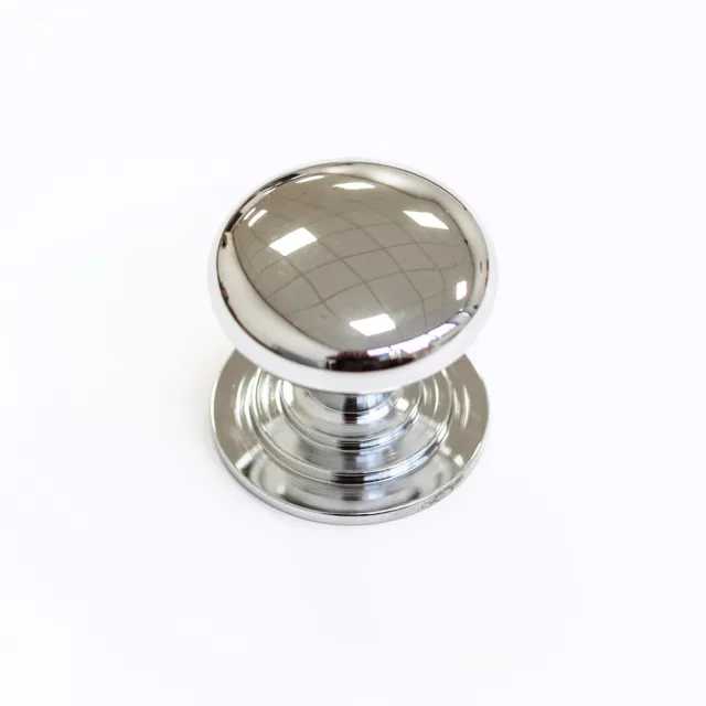 10x Kitchen Cupboard Knobs Polished Chrome Cabinet Handle Door Drawer Pull Shiny