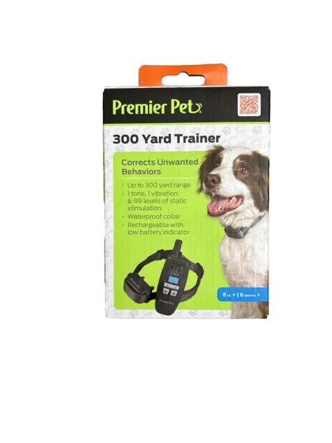 Premier Pet Waterproof 300 Yard Trainer 8lb+ 6 Months+ Behavior Correct GDT00