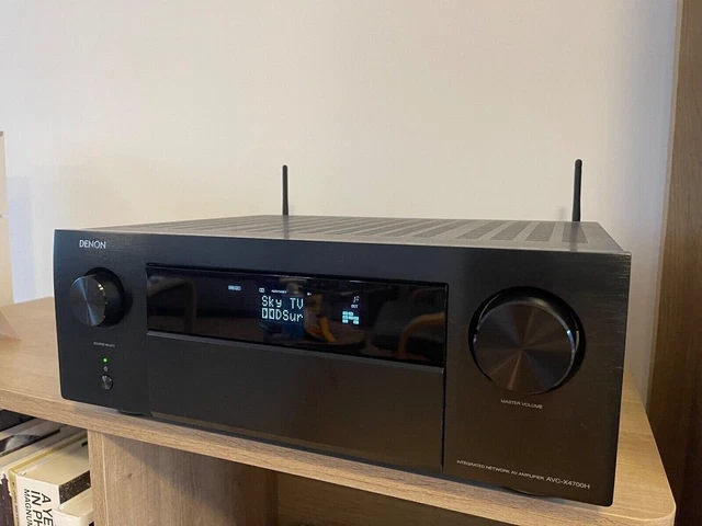 Denon AVC-X4700H AV Receiver Black, 8k Ultra HD 9.2 ch, pristine condition