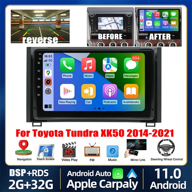 Fits Toyota Tundra Xk50 2014-2021 Navi Gps Car Stereo Radio Android 11 2+32G Jbl
