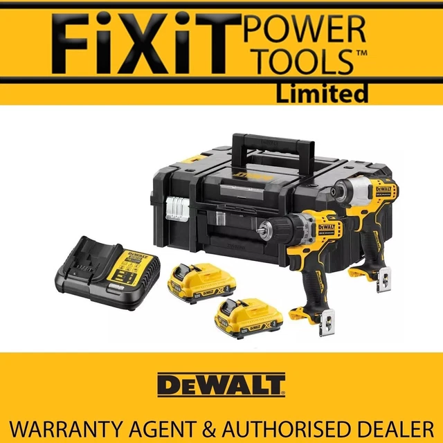DEWALT DCK2110L2T 12V XR Sub Compact Drill Driver & Impact Driver ...