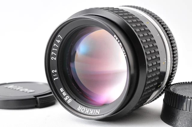 [Near MINT+] Nikon Ai-s AIS Nikkor 85mm f/2 MF Portrait Lens From JAPAN #680