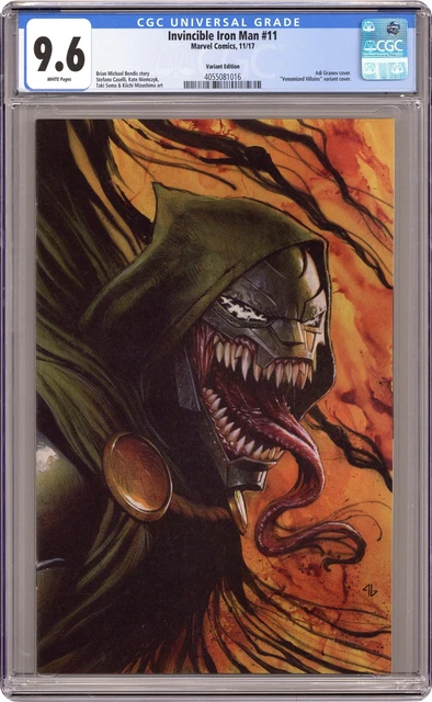 Invincible Iron Man #11C Granov Venomized Virgin Variant CGC 9.6 2017 4055081016