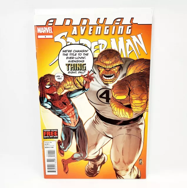 Marvel Comics 2012 Avenging Spider-Man Annual #1 Thing Cover