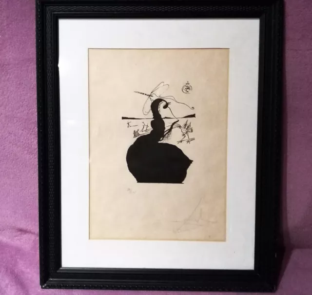 Litografia Original De Dalí, Babaouo, Numerada Y Firmada 1976, 1978