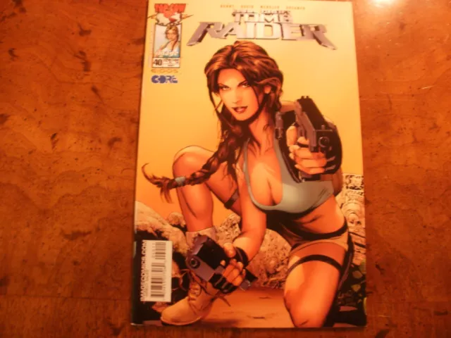 VF TOP COW EIDOS CORE 1999 Series Comic: TOMB RAIDER #40 (Vol 1) Greg Land Cover