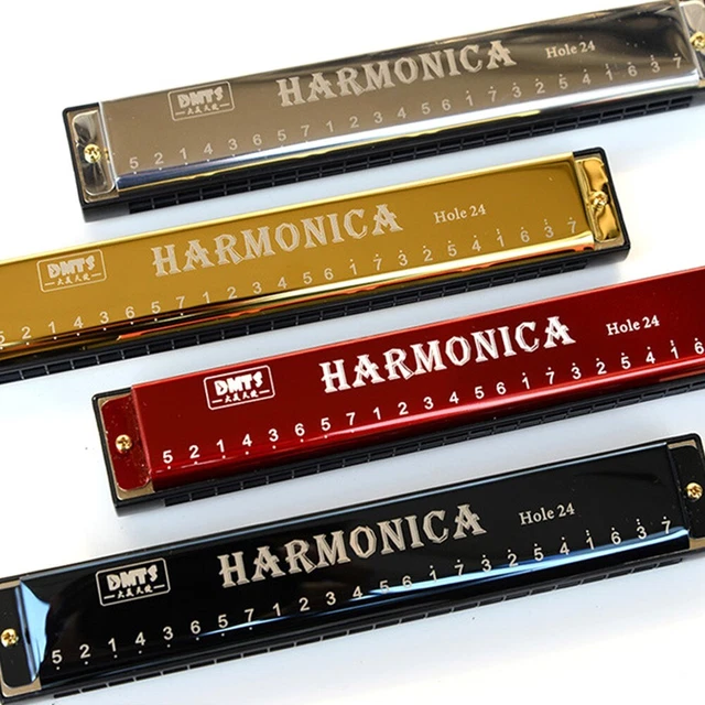 Orgue bouche harmonica de haute qualité rouge ABS débutants noir facile à jou