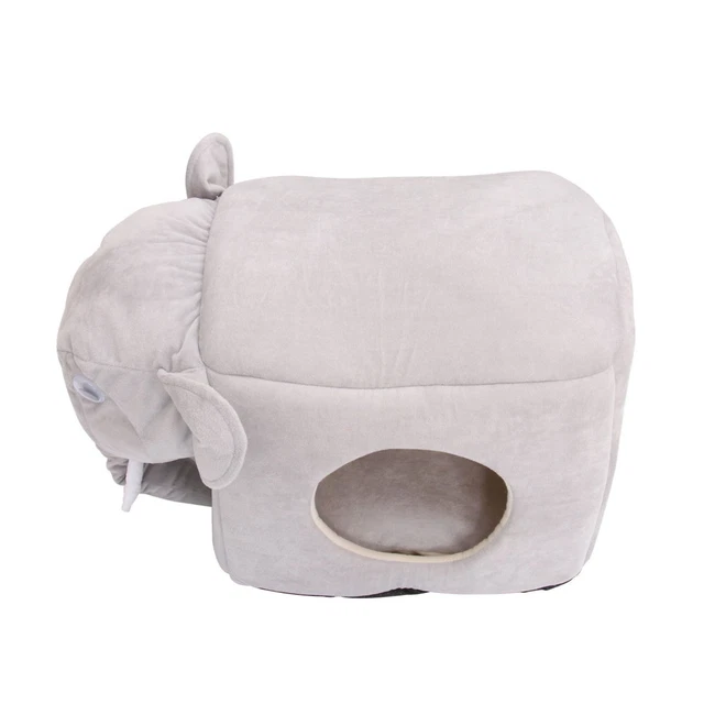 1pc lovely pet house Elefantenförmiges Haustierhaus Winter warmes Katzennest Ha