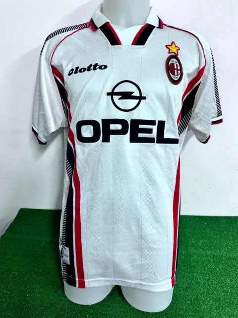 Maglia Milan No Match Worn Issue Shirt Jersey Vintage Camiseta Anni 1997/1998