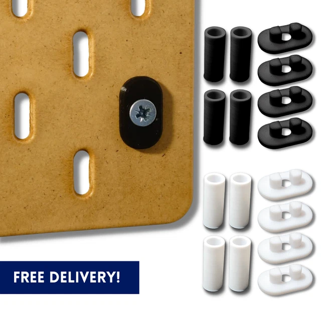 IKEA SKADIS SERIES Pegboard Hooks Wall Mount Clip Screw Adapter Hanging