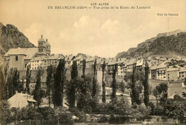 BRIANCON Vue prise de la Route du Lautaret Cachet Militaire 159 ème Régiment Inf