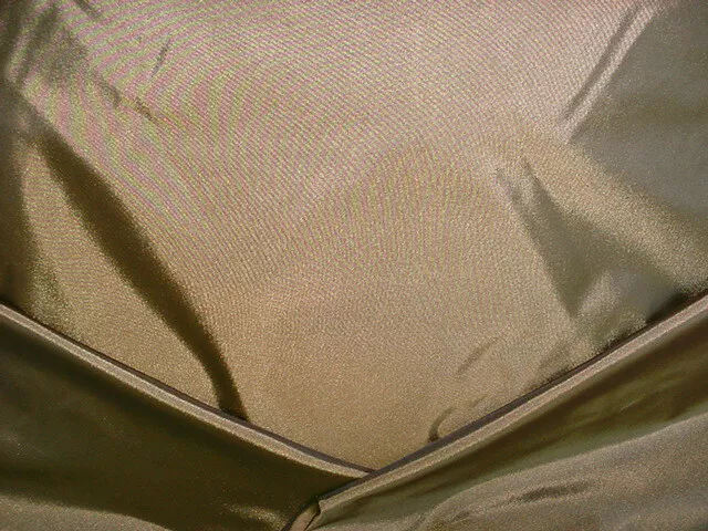 13-1/2Y Kravet Lee Jofa Olive Green Gold Iridescent Faux Silk Upholstery Fabric