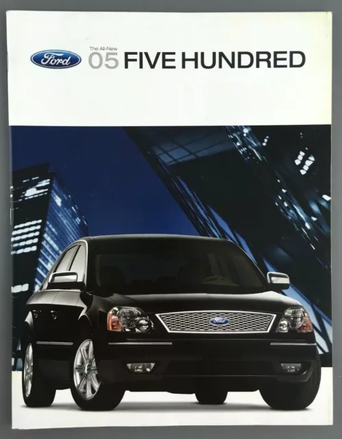 2005 Ford 500 Five Hundred Showroom Sales Booklet Dealership Catalog Auto Car