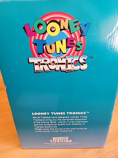 TOSHIBA TAZ LOONEY Tunes Tronics 1997 radio reloj AM/FM Tazmanian
