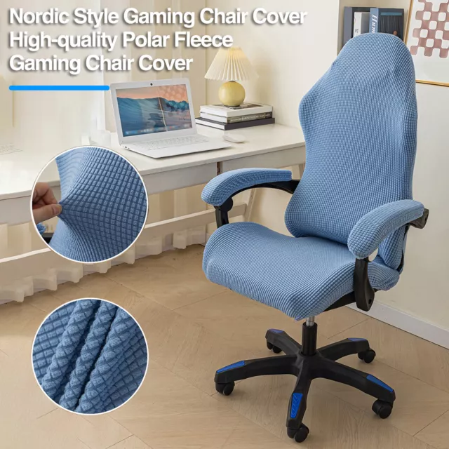 High-quality Polar Fleece Gaming Chair Cover Soft Elasticity Nordic
